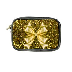 Golden Sequins And Bow Coin Purse by ElenaIndolfiStyle
