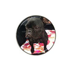 French Bulldog Sitting Golf Ball Marker (for Hat Clip) by StuffOrSomething