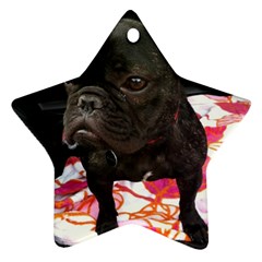 French Bulldog Sitting Star Ornament (two Sides) by StuffOrSomething