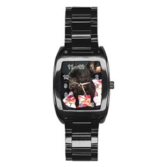 French Bulldog Sitting Stainless Steel Barrel Watch by StuffOrSomething