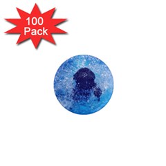 French Bulldog Swimming 1  Mini Button Magnet (100 Pack) by StuffOrSomething