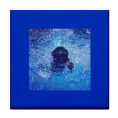 French Bulldog Swimming Face Towel by StuffOrSomething