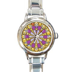 Circle Of Emotions Round Italian Charm Watch