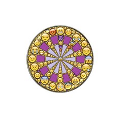 Circle Of Emotions Golf Ball Marker (for Hat Clip)