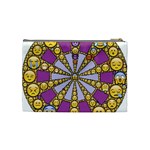 Circle Of Emotions Cosmetic Bag (Medium) Back