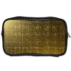Gold Travel Toiletry Bag (one Side) by Colorfulart23