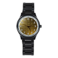 Gold Sport Metal Watch (black) by Colorfulart23