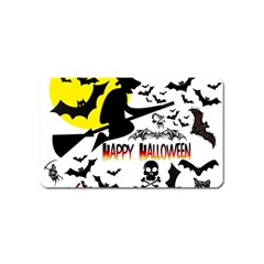 Happy Halloween Collage Magnet (name Card) by StuffOrSomething