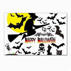 Happy Halloween Collage Postcards 5  X 7  (10 Pack) by StuffOrSomething