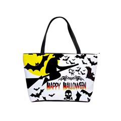 Happy Halloween Collage Large Shoulder Bag by StuffOrSomething