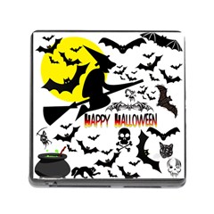 Happy Halloween Collage Memory Card Reader With Storage (square) by StuffOrSomething
