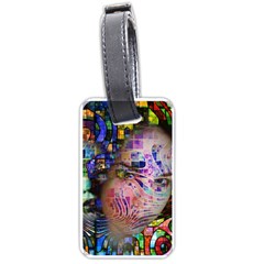 Artistic Confusion Of Brain Fog Luggage Tag (one Side)