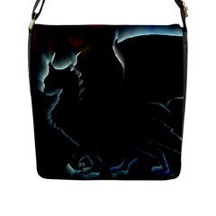 Dragon Aura Flap Closure Messenger Bag (large) by StuffOrSomething