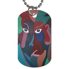Abstract God Pastel Dog Tag (two-sided)  by AlfredFoxArt