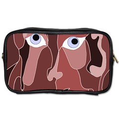 Abstract God Lilac Travel Toiletry Bag (two Sides) by AlfredFoxArt