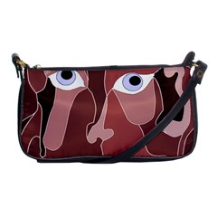 Abstract God Lilac Evening Bag by AlfredFoxArt
