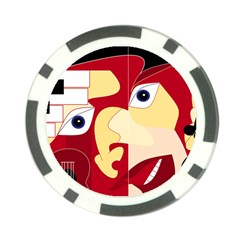 Soul Man Poker Chip by AlfredFoxArt