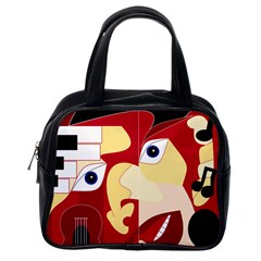 Soul Man Classic Handbag (one Side) by AlfredFoxArt