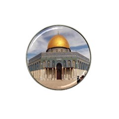 The Dome Of The Rock  Golf Ball Marker 4 Pack (for Hat Clip) by AlfredFoxArt