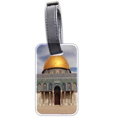 The Dome Of The Rock  Luggage Tag (two Sides) by AlfredFoxArt