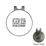 Level One Earth Hat Clip with Golf Ball Marker Front