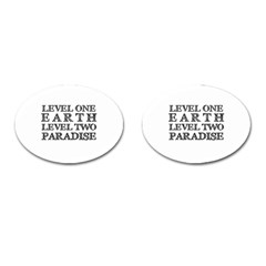 Level One Earth Cufflinks (oval)