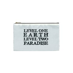 Level One Earth Cosmetic Bag (small) by AlfredFoxArt