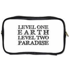 Level One Earth Travel Toiletry Bag (two Sides) by AlfredFoxArt