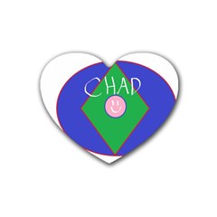 Chadart Drink Coasters 4 Pack (heart) 
