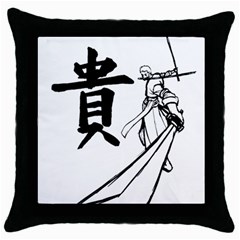 A Swordsman s Honor Black Throw Pillow Case by Viewtifuldrew