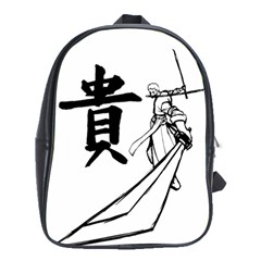 A Swordsman s Honor School Bag (xl) by Viewtifuldrew