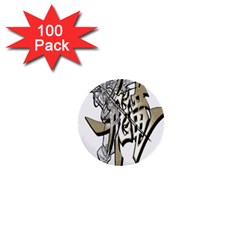 The Flying Dragon 1  Mini Button (100 Pack) by Viewtifuldrew