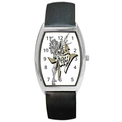 The Flying Dragon Tonneau Leather Watch