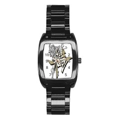 The Flying Dragon Stainless Steel Barrel Watch by Viewtifuldrew