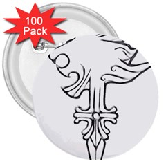 Maybe I m A Lion 3  Button (100 Pack)