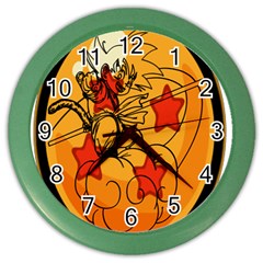 The Search Continues Wall Clock (color) by Viewtifuldrew