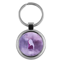 Profile Of Pain Key Chain (round) by FunWithFibro