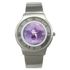 Profile Of Pain Stainless Steel Watch (slim) by FunWithFibro