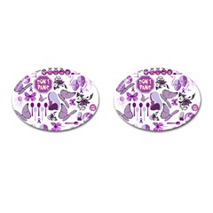 Fms Mash Up Cufflinks (oval) by FunWithFibro