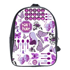 Fms Mash Up School Bag (large) by FunWithFibro