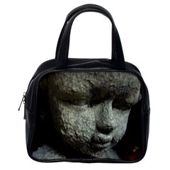 Angel Face Classic Handbag (one Side) by CrackedRadish