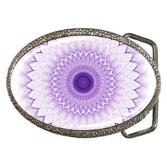 Mandala Belt Buckle (oval) by Siebenhuehner