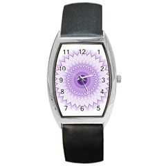 Mandala Tonneau Leather Watch by Siebenhuehner