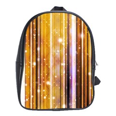 Luxury Party Dreams Futuristic Abstract Design School Bag (xl) by dflcprints