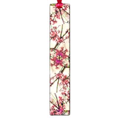 Red Deco Geometric Nature Collage Floral Motif Large Bookmark