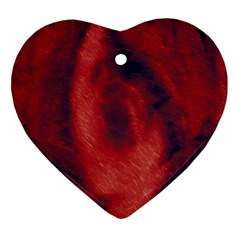 Blood Waterfall Heart Ornament