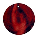 Blood Waterfall Round Ornament (Two Sides) Back
