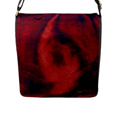 Blood Waterfall Flap Closure Messenger Bag (large) by LokisStuffnMore