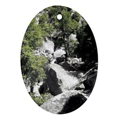 Yosemite National Park Oval Ornament (two Sides)