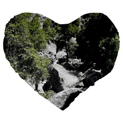 Yosemite National Park 19  Premium Heart Shape Cushion